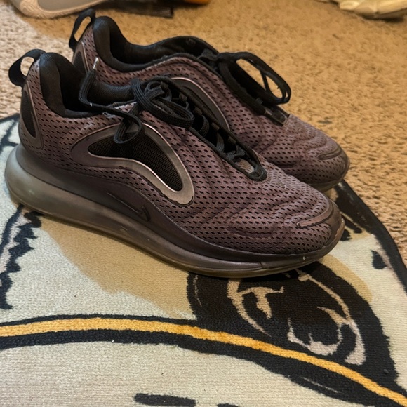 Nike Black and Purple Athletic Shoes